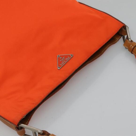 PRADA Shoulder Bag Nylon Orange - Picture 6 of 16